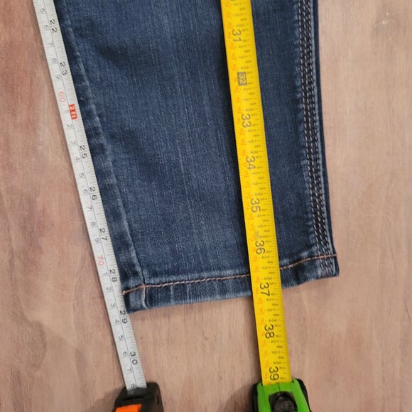 Seven 7 Legging Booty Shaper Jeans Dark Wash Womens Sz 14 - Picture 9 of 11